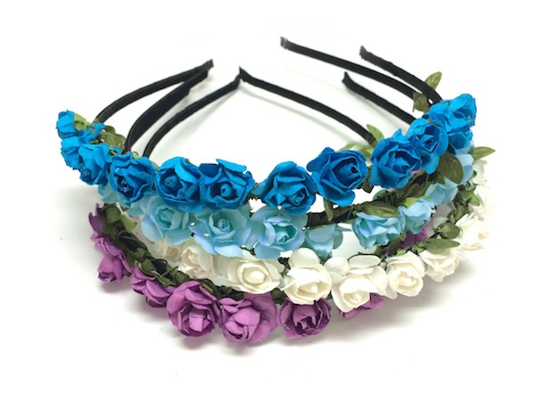 造花 細身 カチューシャ