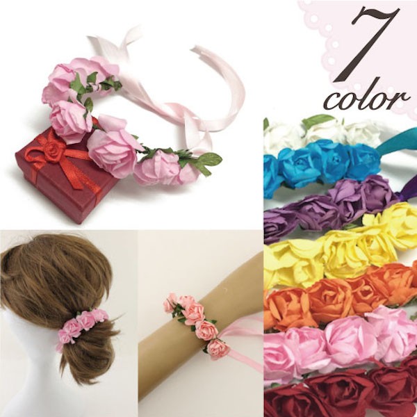 造花 ブレスレット♪