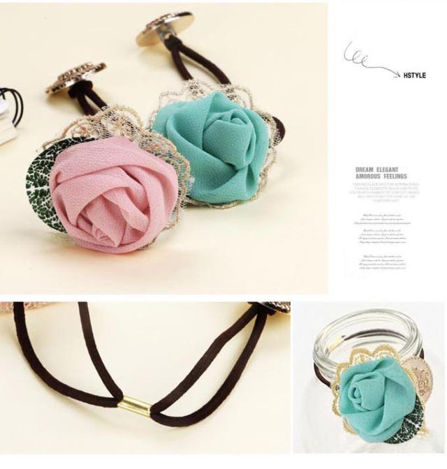 ローズヘアゴム