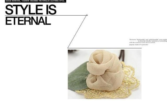 ローズヘアゴム