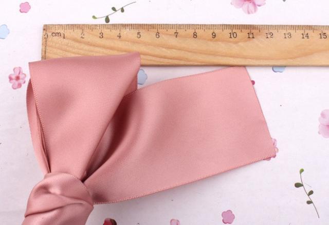 サテンリボンバレッタ