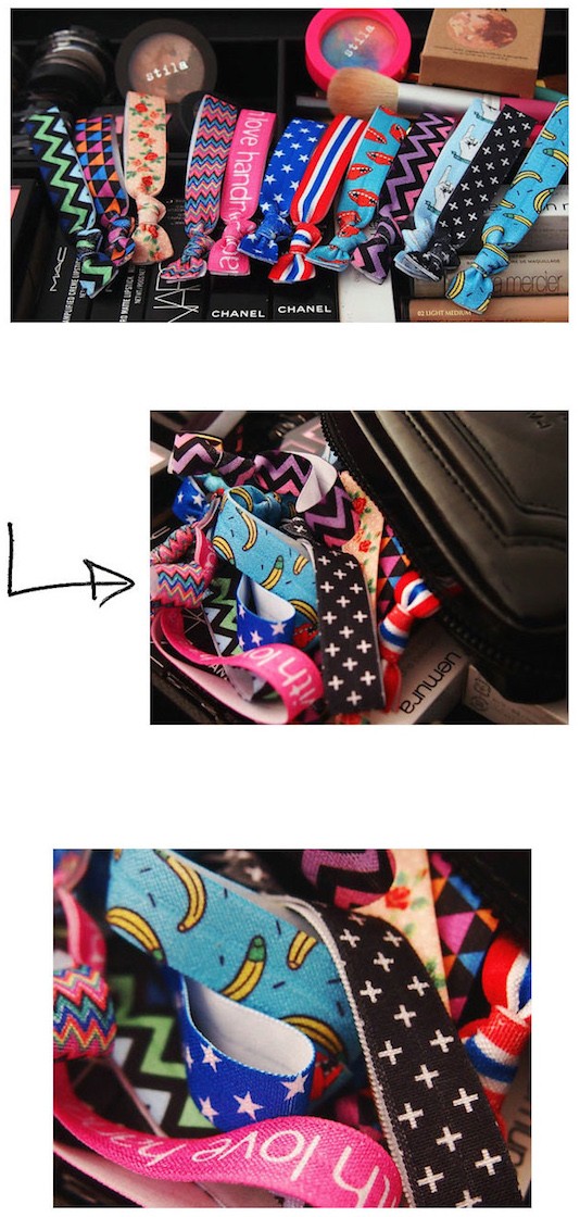 カラフルヘアタイ