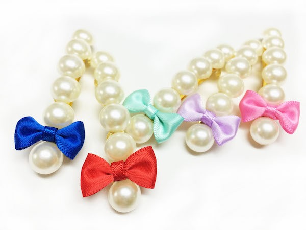 パールリボンバレッタ 