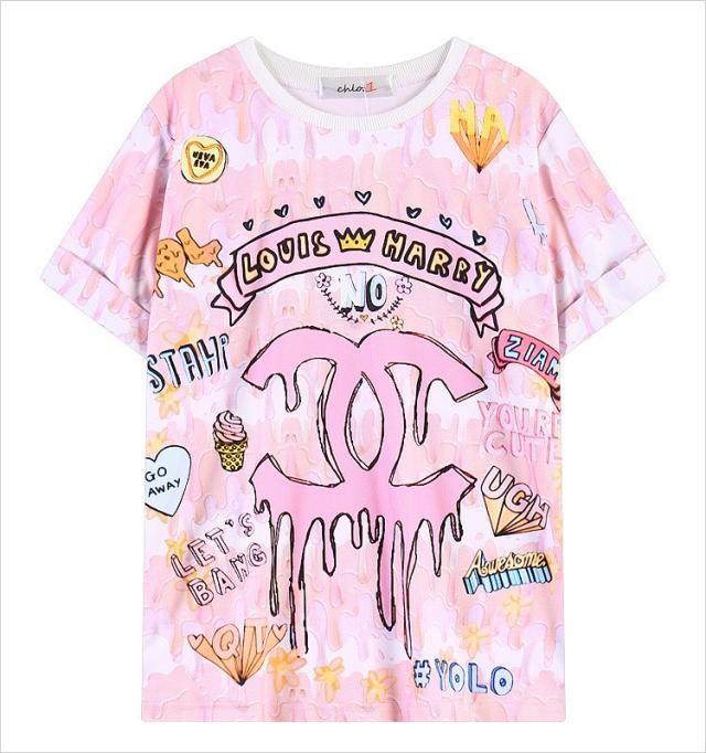 ゆめかわいい パロディ Tシャツ デカロゴ