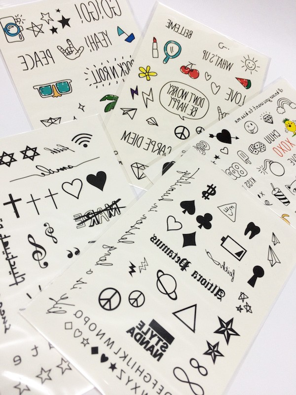 Tattooシール 落書き風 アイコン 