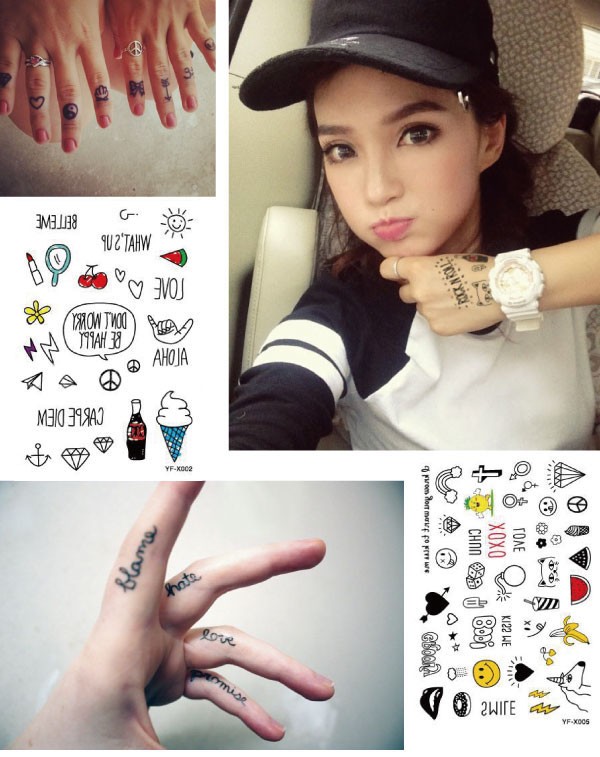 Tattooシール 落書き風 アイコン 