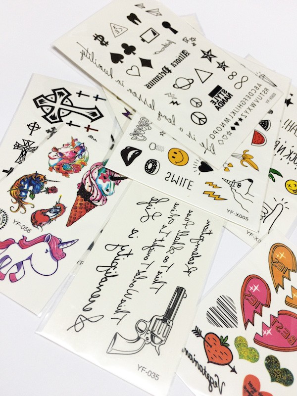 Tattooシール 落書き風 アイコン 