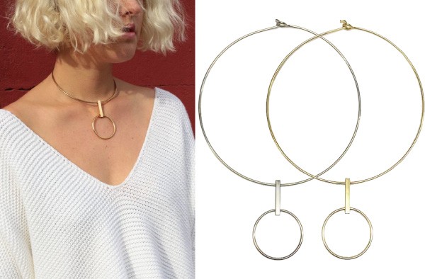 大人シックなデザイン♪ モダンテイスト メタルチョーカー