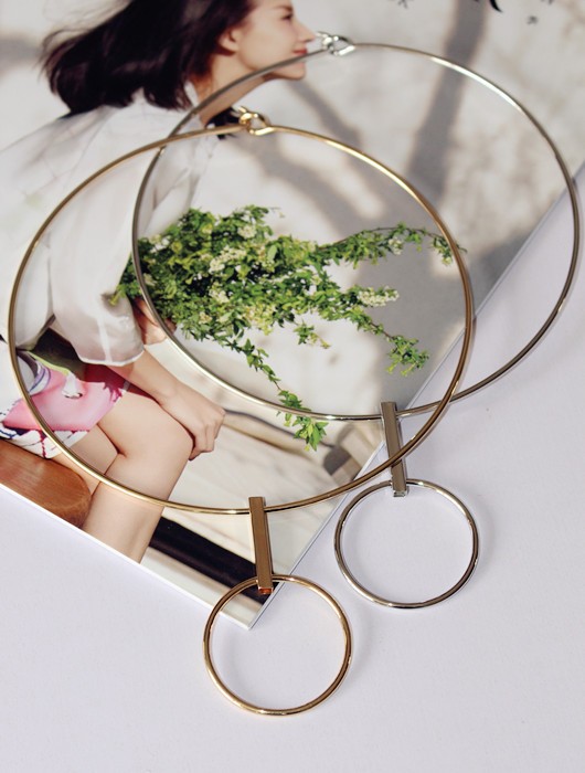 大人シックなデザイン♪ モダンテイスト メタルチョーカー