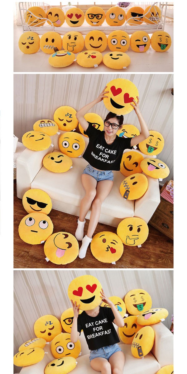絵文字クッション 