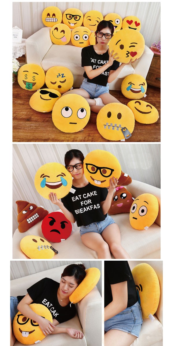 絵文字クッション 