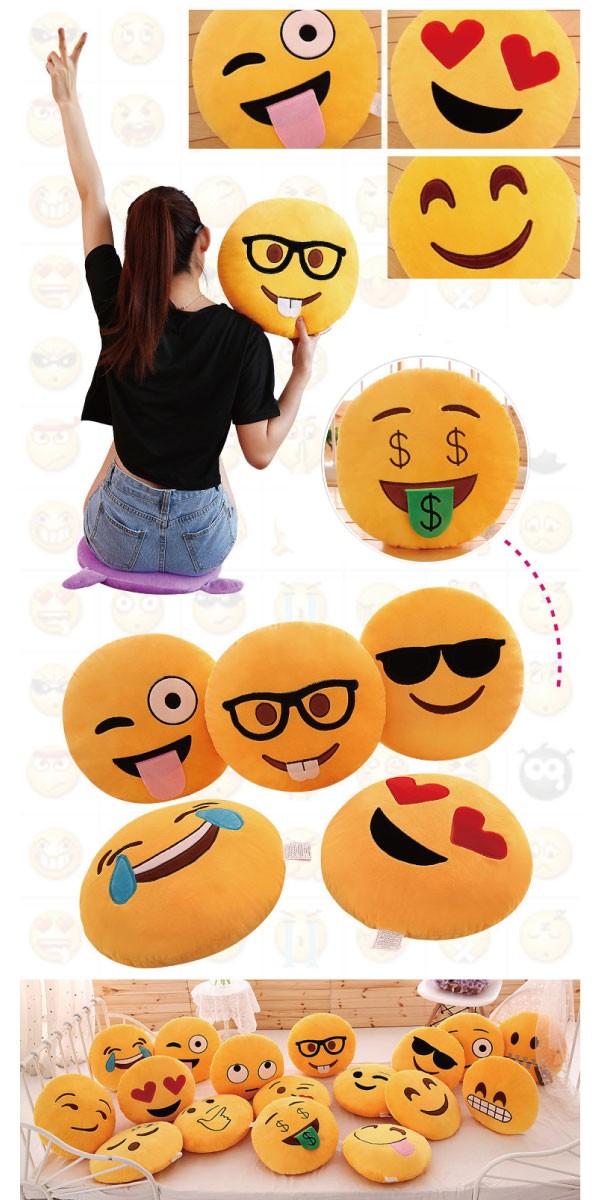 絵文字クッション 