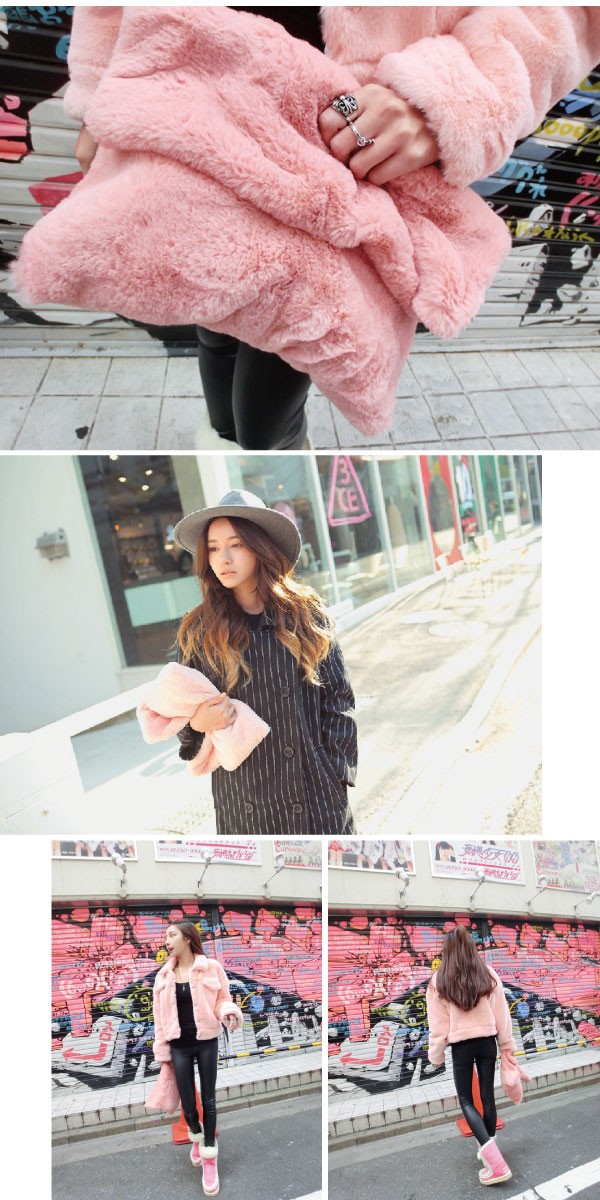 モコモコボアのクラッチバッグ♪