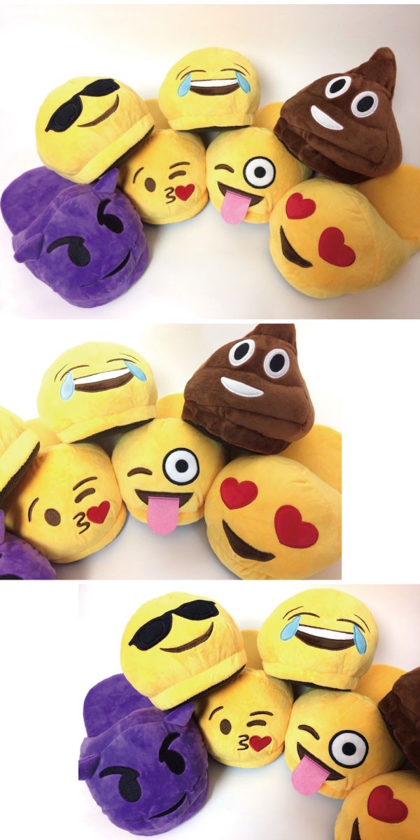 超ユニーク！話題の顔文字スリッパ