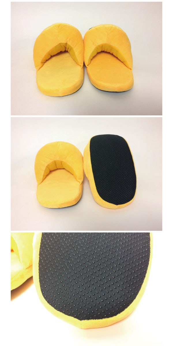  超ユニーク！話題の顔文字スリッパ