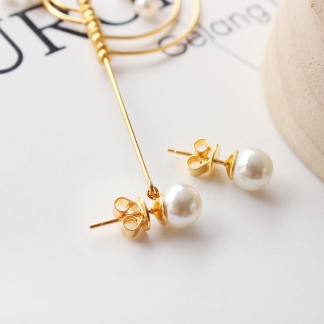 太陽系アシメバックキャッチピアス