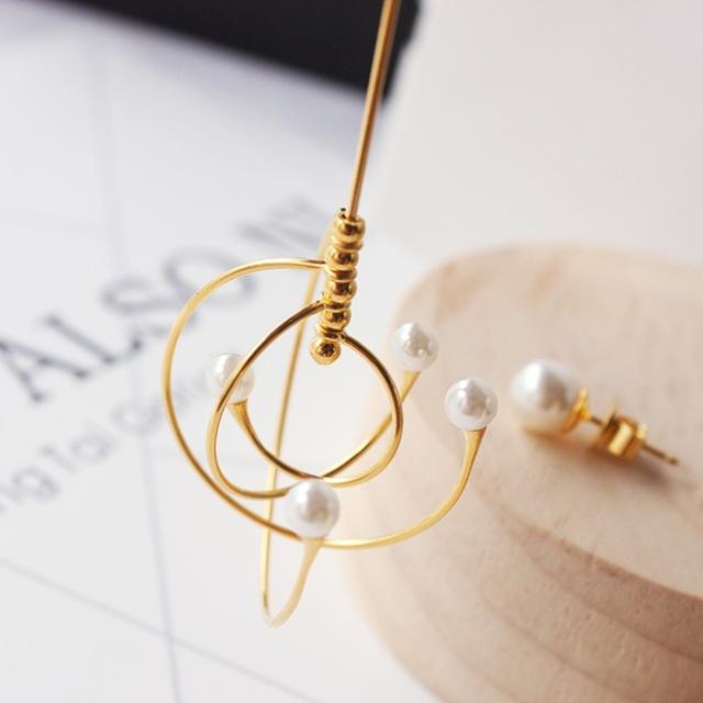 太陽系アシメバックキャッチピアス