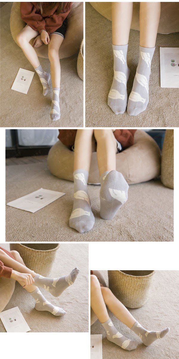 北極熊のショートソックス