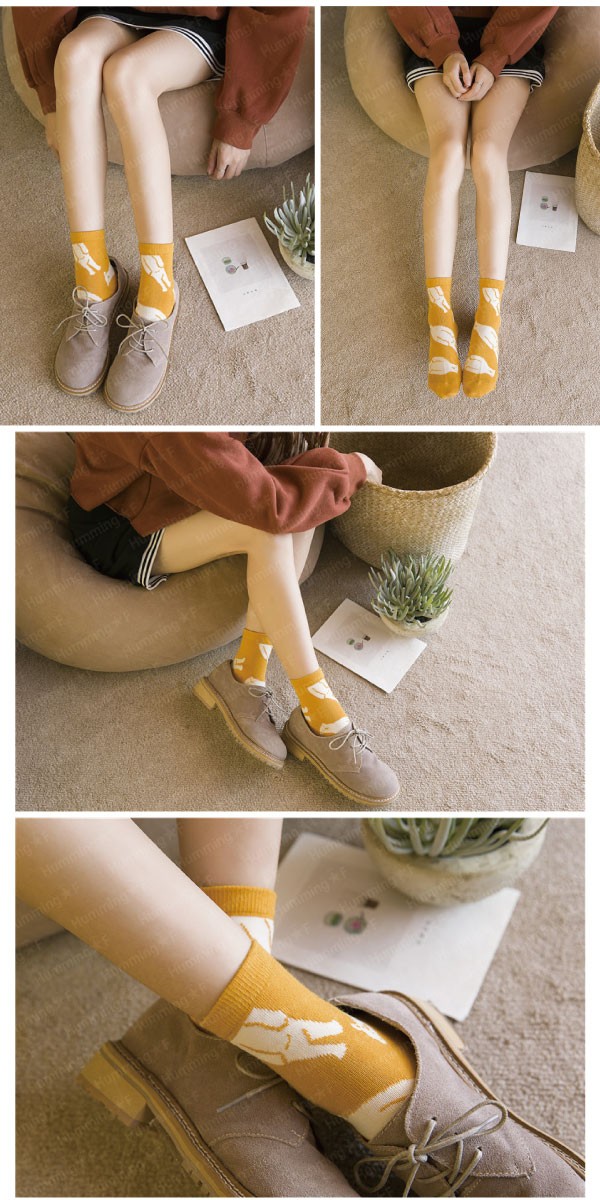 北極熊のショートソックス