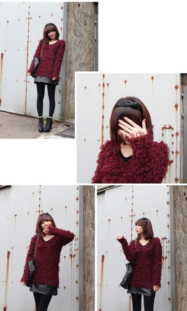 サテンリボンのシンプルカチューシャ