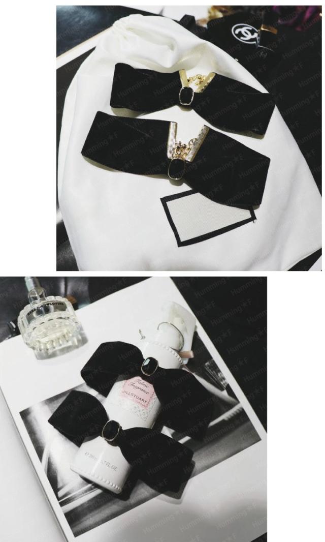 ブラックストーンがアクセント幅広チョーカー♪