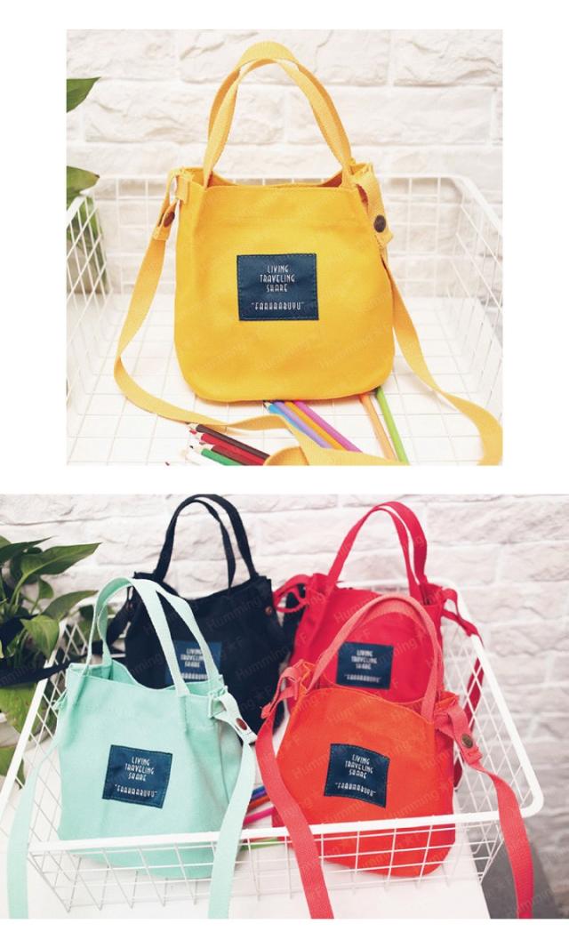 2way帆布ミニバッグ