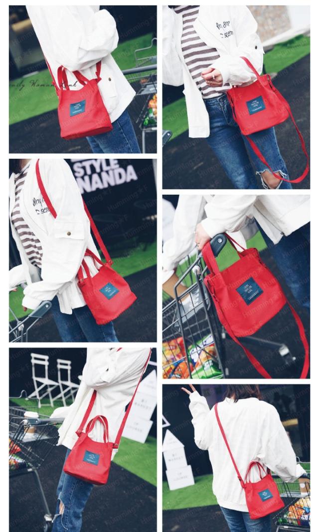 2way帆布ミニバッグ