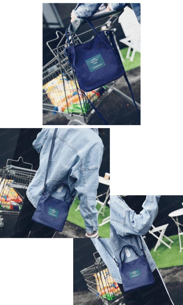 2way帆布ミニバッグ