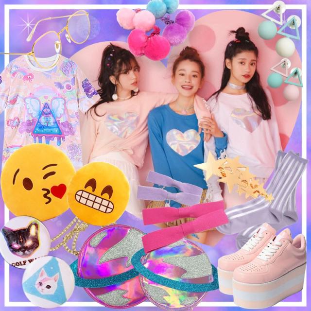 男女兼用のレトロ丸メガネ 