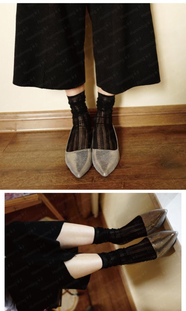 総レース風が大人お洒落なショートソックス