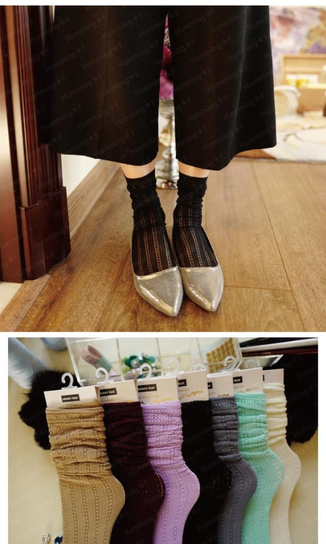 総レース風が大人お洒落なショートソックス