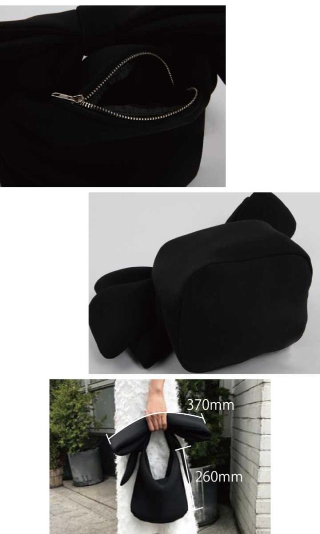 ビッグリボンのミニバッグ