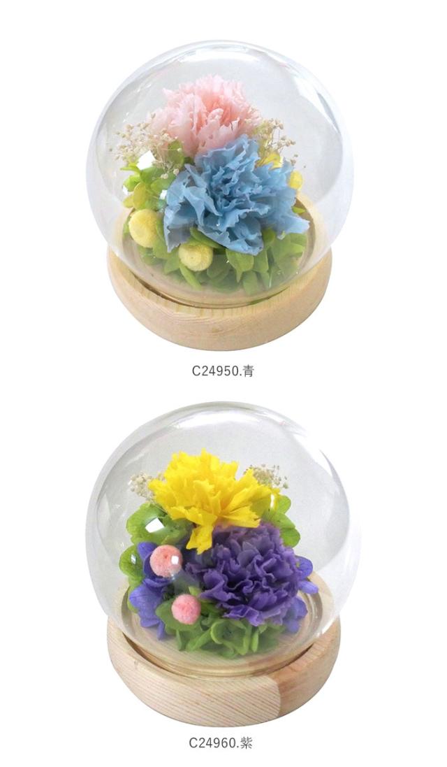 プリザーブドフラワー ガラスドーム 通販 フラワーアレンジメント