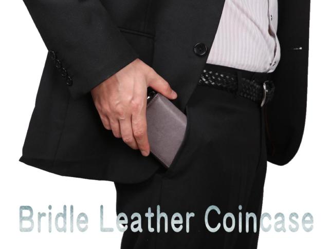 ブライドルレザーコインケース