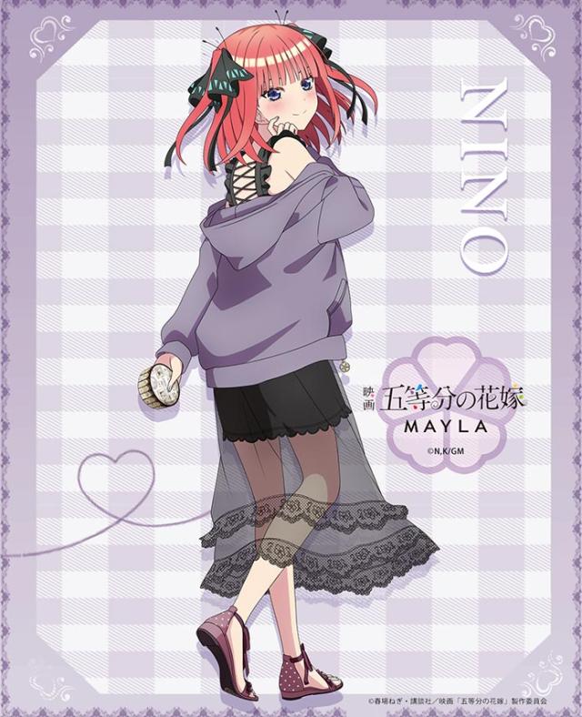 MAYLA マイラ 五等分の花嫁 アイコニック フーディ 中野二乃 ユニセックス 男女兼用 メンズ レディース 五等分の花嫁 グッズ 服 正規品 新品 公式