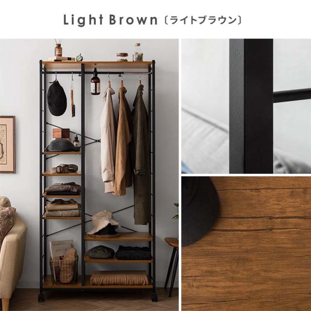 ハンガーラック おしゃれ 伸縮 コートハンガー アイアン 北欧の通販は