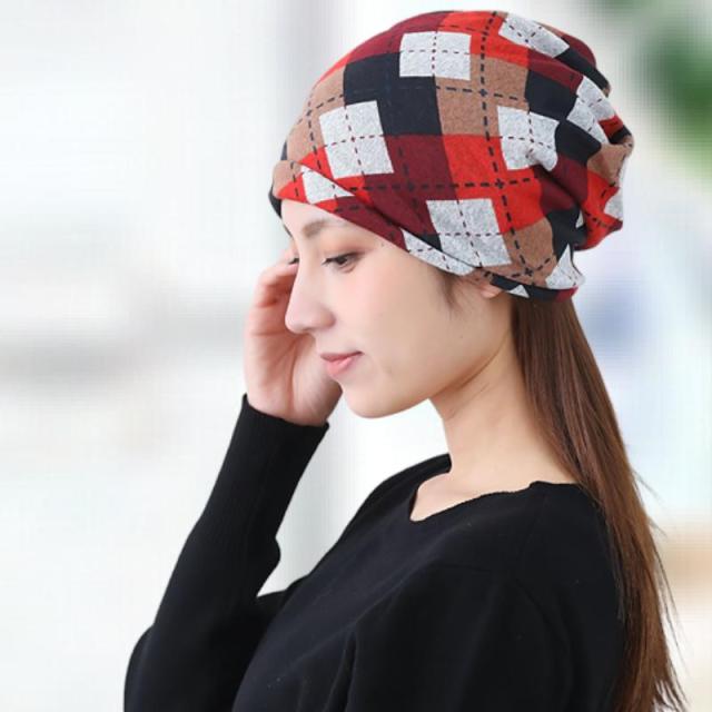 ネックウォーマー ヘアバンド ダブルガーゼ 3WAY