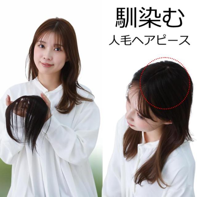 人毛ヘアピース AOB017