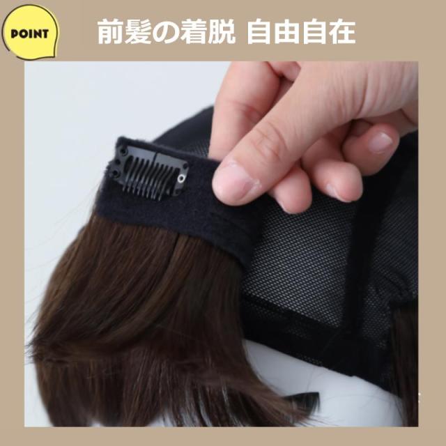 医療用ウィッグ 毛付き帽子