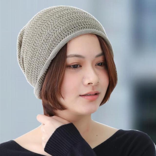 医療用帽子 ドラロンコットンニット