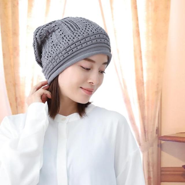 ざっくり編み コットンニット