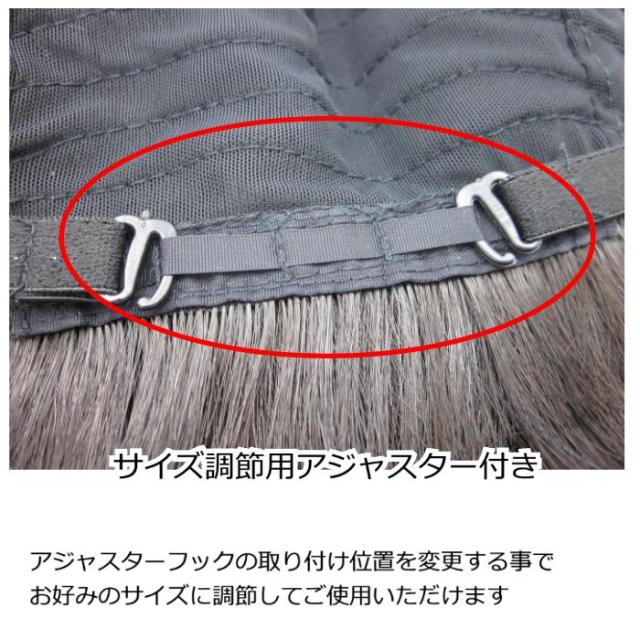 医療用ウィッグ 毛付き帽子