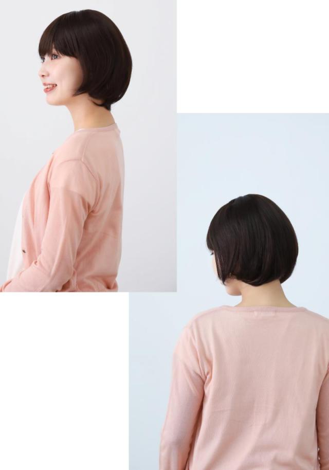 医療用ウィッグ 毛付き帽子