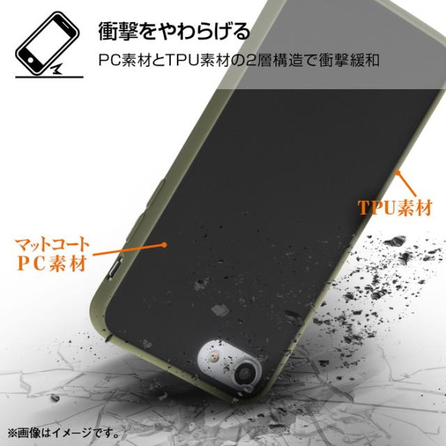 iPhone7 iPhone8 シンプル マット ケース ネイビー iPhone7 iPhone8 シンプル マット ケース ネイビー（PM