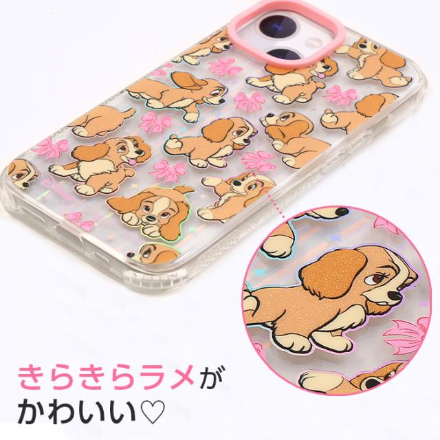Disney iPhone 16Plusケース 海外限定 わんわん物語 iPhone 16 ケース ディズニー おしゃれキャット わんわん物語