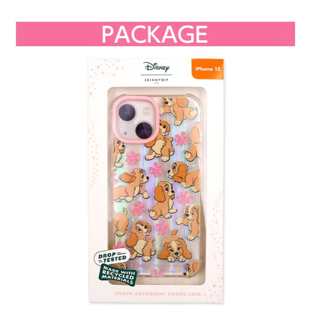 Disney iPhone 16Plusケース 海外限定 わんわん物語 iPhone 16 15 14 13 Pro Max Plus ケース ディズニー わんわん