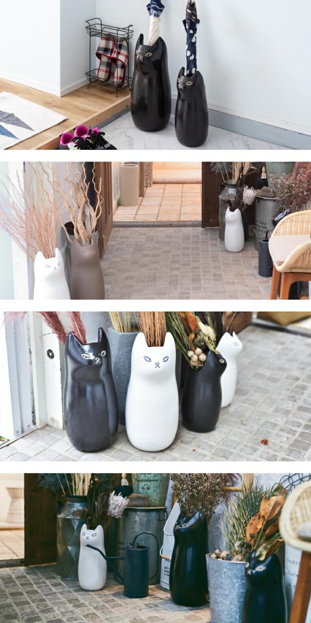 猫 ミニ 傘立て 傘入れ mini インテリア雑貨 おしゃれ 傘スタンド