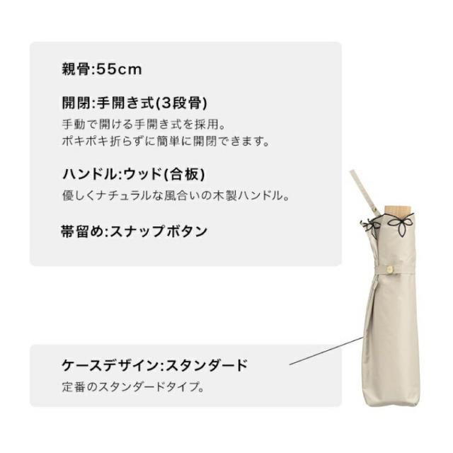 鳥かごのような丸みのある上品なシルエットの日傘