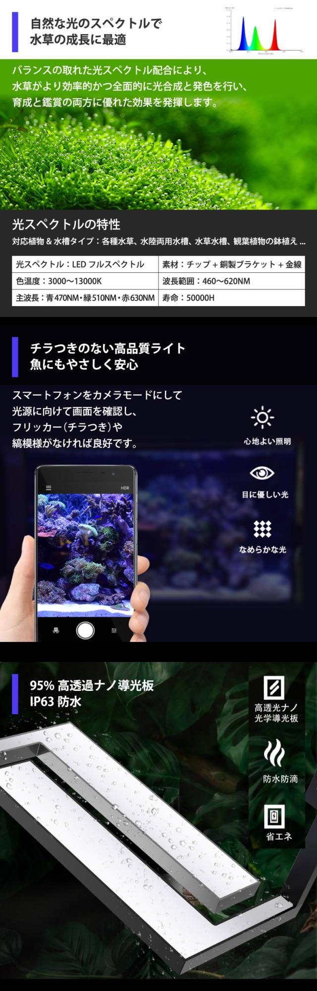 小型水槽用 水草LEDライト