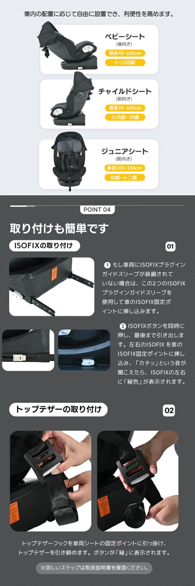 大切な子供のために、安全性にこだわったチャイルドシート